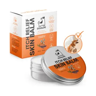 DogsLife Hundehautbalsam | Bio & Natürlicher Hautbalsam Für Hunde | Juckreiz Lindern, Geschädigte Haut Schützen Und Hundeallergien Bekämpfen | Sicher Zu
