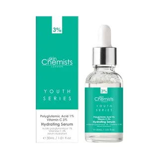 skinChemists Skin Chemists Hydrating Serum - Polyglutamic Acid 1%, Vitamin C 3%