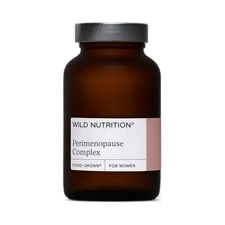 Wild Nutrition Food-Grown Perimenopause Complex | Perimenopause Supplements To Support Hormone Balance For Women | Shatavari & Saffron Supplement To