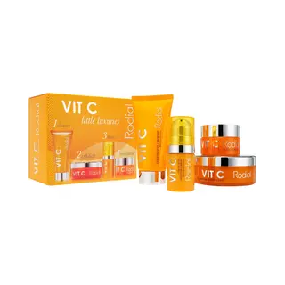 Set Rodial, Siero Illuminante Alla Vitamina C Per Il Viso 5 Ml + Dischetti Detergenti Illuminanti Alla Vitamina C 20 Pz + Soufflé Illuminante Alla
