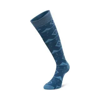 Dare 2b Men's Printed Ski Socks, Cotton, Cotton Blue, Size, Uk 9-12