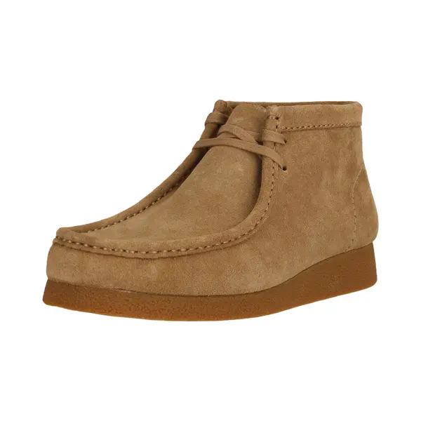 Clarks Wallabee Evo Bt Men's Soft Suede Crepe Sole Chukka Ankle Boots (Sand, Uk 11) thumbnail