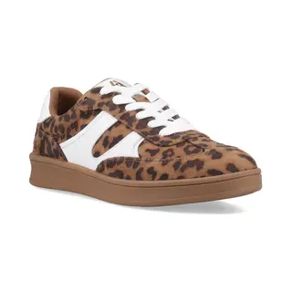 Hush Puppies Leopard Maura Textile Trainers, Leopard, 8