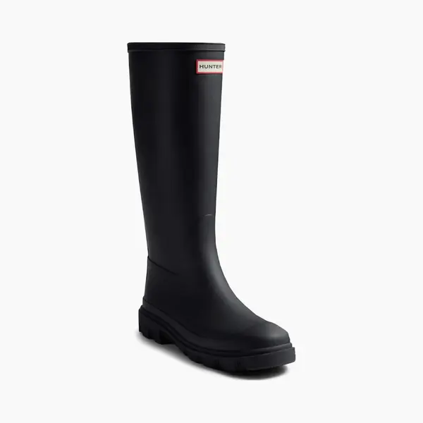 Hunter Men's Downpour Tall Mens Wellingtons - Black - Size, 11 thumbnail