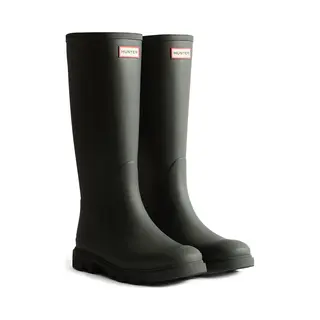 Hunter Downpour Tall Boot Rubber Women's Dark Olive Wellington Boots