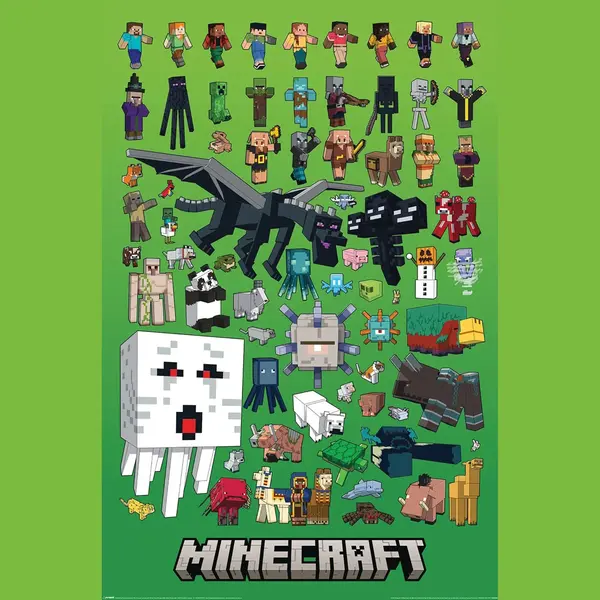 Pyramid Poster Minecraft - Character Montage 61x91, 5cm thumbnail