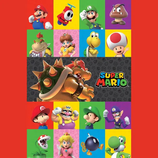 Pyramid International Super Mario Characters Poster 227 thumbnail