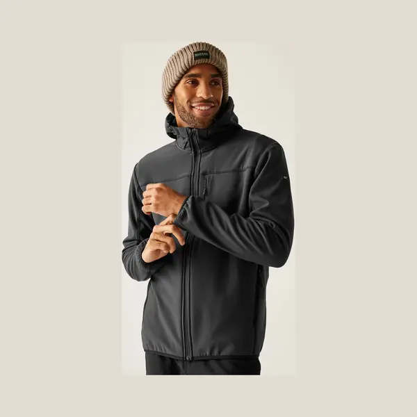 Regatta Ossek Rekbare Winddichte Softshell-jas Voor Heren thumbnail
