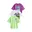 Purple/Green/White