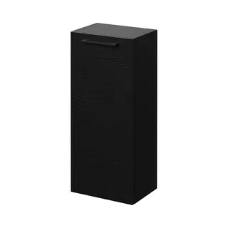 Napoli Wall Mounted Single Door Side Cabinet | Nero Oak | Mdf | 350mm