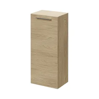 Napoli Wall Mounted Single Door Side Cabinet | Light Oak | Mdf | 350mm