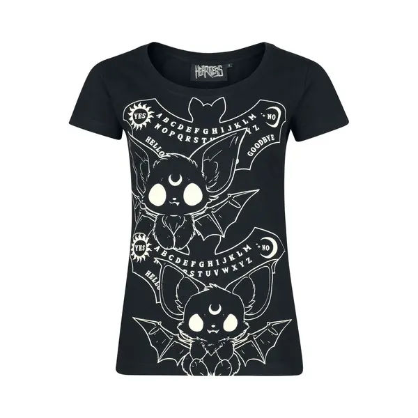 Heartless Ouija Bats T Shirt T-Shirt Schwarz In S thumbnail