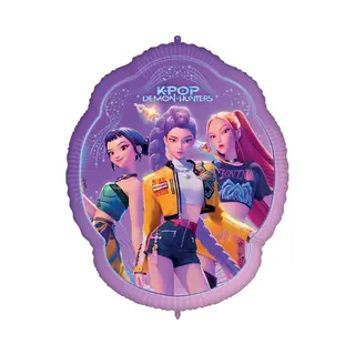 Wefiesta 1 Folieballon Shaped Supersize 100x73cm-K-Pop Demon Hunters