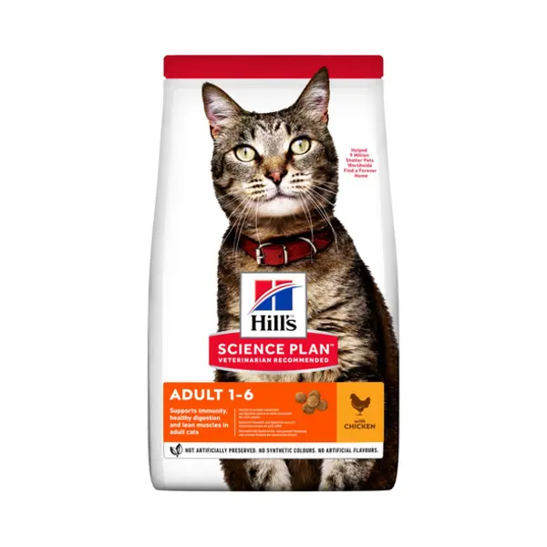 Hills 604174 Katzen-Trockenfutter 10 kg Huhn, Rind thumbnail