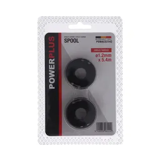 Powerplus Spoel Grastrimmer POWACG1142 - Ronde Draad Bobijn - 5, 4m Draad -Geschikt Voor POWXG8010LI - 2 St.