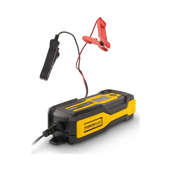 Powerplus Slimme Lader POWX4203, 12V Batterijen, 3 - 120 Ah, Druppellader, Wintermodus, Acculader Voor Auto thumbnail