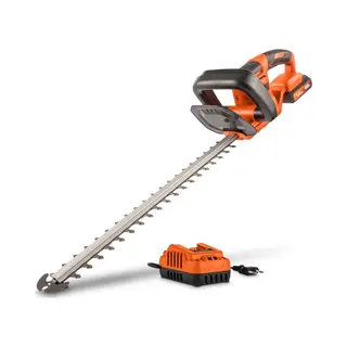 Powerplus Dual Power Accu-heggenschaar POWDPG75321 - Accu-haagschaar Van 20 V, Met Accu En Lader, Mes Van 515 Mm En Snijafstand Van 15 Mm,