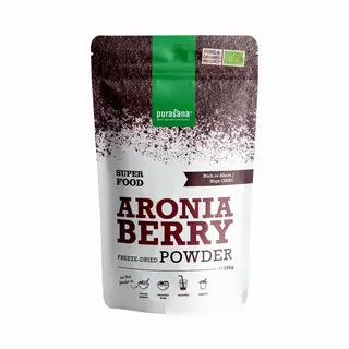 Purasana Aronia Berry Poeder Biologisch 200 Gr