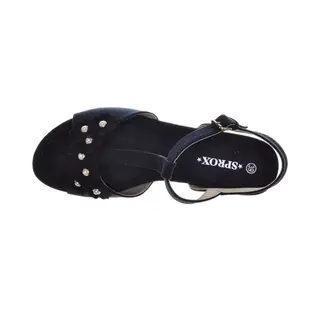 Sprox Blauwe Sandalen Koorden Sleehak Maat 41