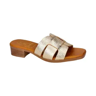 Oh! My Sandals -Dames - Goud - Slippers & Muiltjes - Maat 36