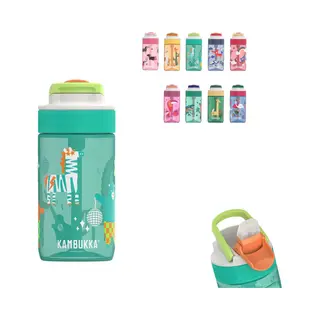 Kambukka Lagoon Drinkfles Voor Kinderen 400ml Disco Zoo - Met Geïntegreerd Rietje - Drinkbus Kinderen - Drinkbeker Voor School
