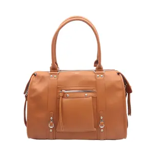 Flora & Co Flora&Co - Handtas - Shopper - Met Extra Lange Riem - Soft - Ook Geschikt Voor A4 Mappen En Dus Ook Voor School En Werk - Camel