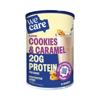 WeCare Protein Shake Cookies & Caramel - 340g