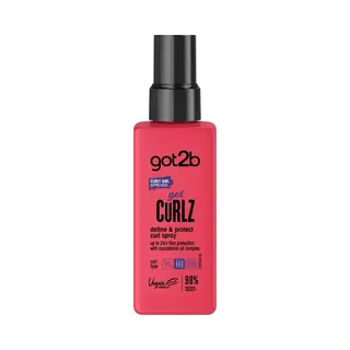 Schwarzkopf Gotcurlz Define & Protect Curl Spray Haarspray Vrouwen 150 ml