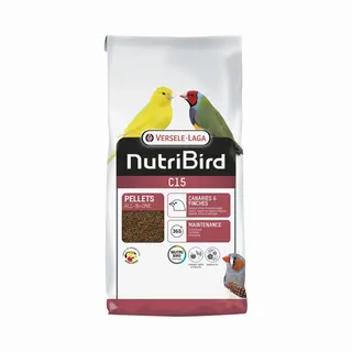 Versele-Laga C15 Geëxtrudeerd Granulaat – Verzorgingsvoer Voor Kanaries, Exotische En Inheemse Vogels, 10 Kg Nutribird