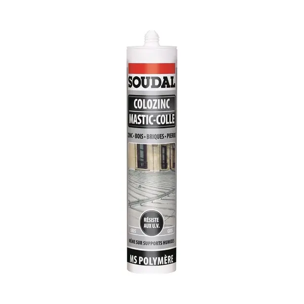 Soudal Ayrton Superfix Colozinc 290 Ml, Grau thumbnail