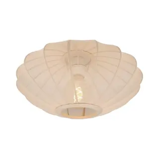 Lucide Deckenleuchte Corina, Creme, Ø 40 Cm, E27, Kunststoff