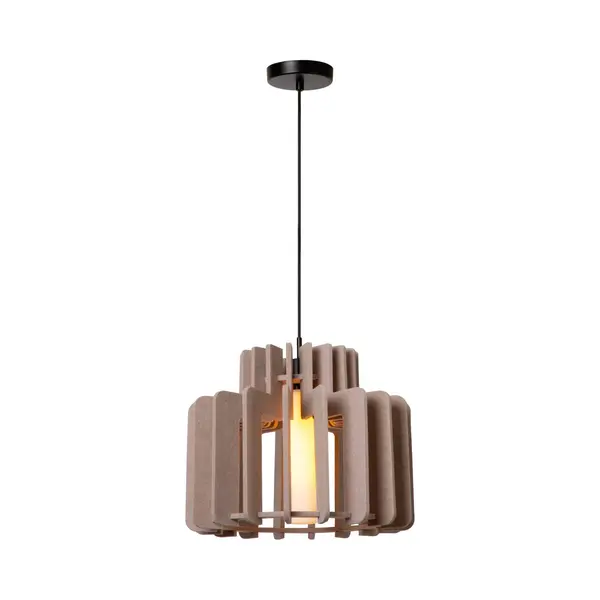 Netlighting Rollo Pendant Light 1xE27 Taupe In Brown thumbnail