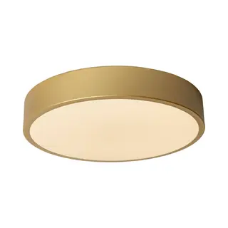 Unar - Deckenleuchte - Ø 30 Cm - Led 3 Stepdim - 1x18w 2700k - Mattes Gold / Messing - Lucide