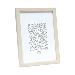 Deknudt Frames Deknudt Rahmen S41Jl1-20.0X28.0 Weiss, Schmale Leiste Aus Holz