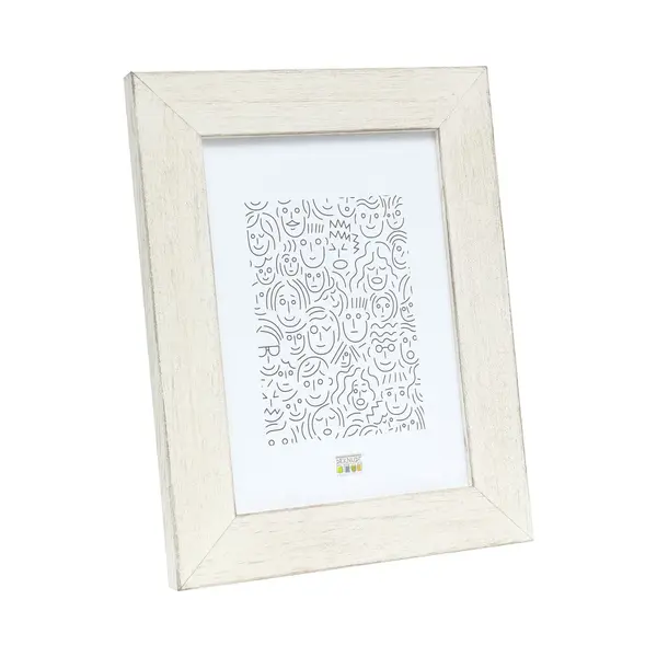 Deknudt Frames Fotolijst S49BS1 - Wit Geschilderd - Foto 18x24 Cm thumbnail