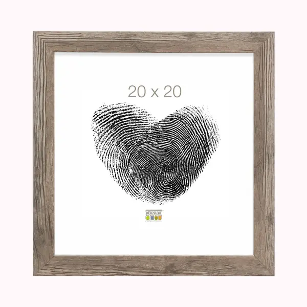 Deknudt Frames Fotolijst S45RH7 - Grijs-beige - Hout - 20x20 Cm thumbnail