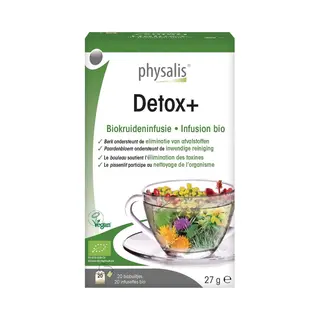 Physalis Kruideninfusie Detox+ Bio - 20 Theezakjes