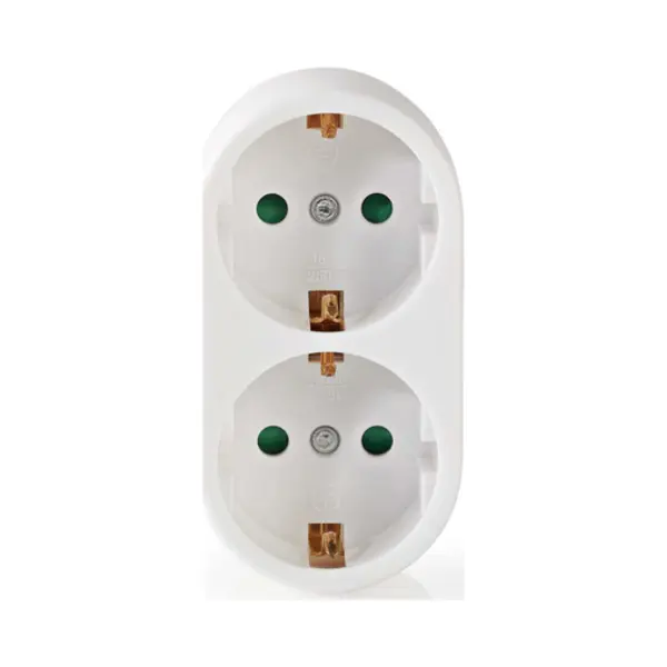 Nedis PSSPL200F1WT power uitbreiding 2 Ac-uitgang(en) Binnen Wit thumbnail