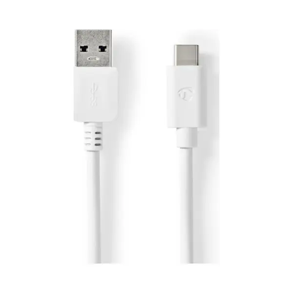 Nedis CCGW61600WT20 Usb-Kabel Usb 3.2 Gen 1 (3.1 Gen 1) 2 m Usb A Usb C Weiß thumbnail