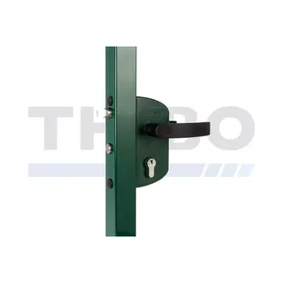 Locinox Tuinpoortslot Opbouw - Poortprofiel , Vierkant 40 Mm, Kleur (Ral), 9005 (gitzwart)