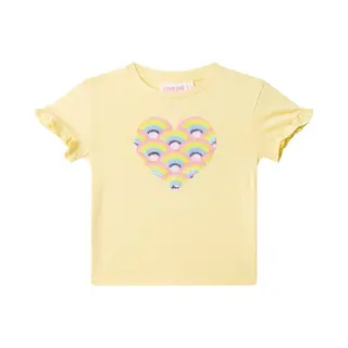 Someone Faro-Sg-02-A Meisjes T-shirt - Light Yellow