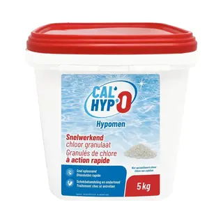 Cal'hypo Hypomen Snelwerkend Chloor Granulaat - Krachtige Desinfectie Voor Zwembadwater 5KG