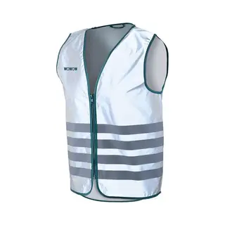 Wowow Big Fun - Volledig Reflecterende Fietsjas Met Rits Volwassenen - M