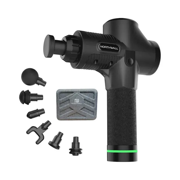Northwall Massage Gun Professional Elite - Massage Gun Mit Koffer Und 6 Aufsätzen - Leistungsstarkes Und Kabelloses Sport- Und thumbnail