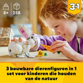 Lego 31133 Creator 3-in-1 Wit konijn