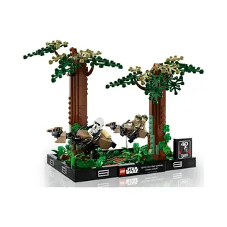 Lego 75353 Star Wars Endor™ speederachtervolging diorama