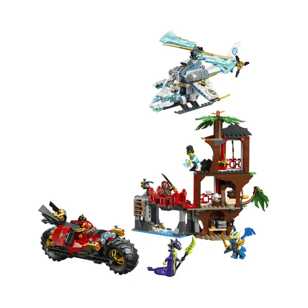 Lego 71857 Ninjago Showdown am Baumhaus mit dem Ninja-Bike thumbnail