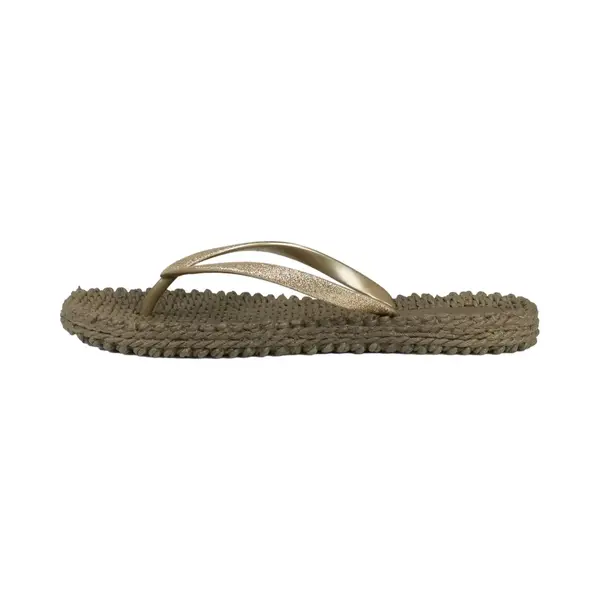 Ilse Jacobsen Damen Glitzer Flip Flop, CHEERFUL01 Zehentrenner, Braun Club Brown thumbnail