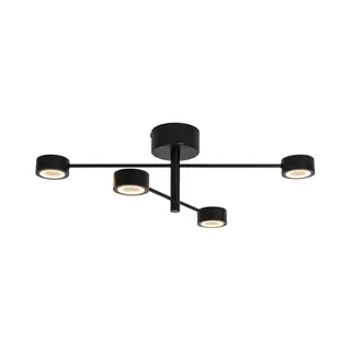 Nordlux Clyde - Aufbaustrahler 4L - 72 X 13 X 22 Cm - 3 Stufen Dimmbar - 4 X 5W Led Inkl. - Schwarz