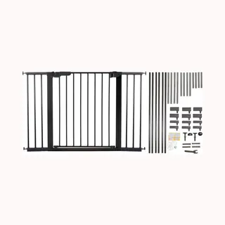 BabyDan Premier - Traphekje All-In-One - Klembevestiging 73, 5-119 Cm - Zwart